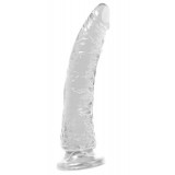 Dildo realist, transparent&nbsp;Basix Rubber, 20.3cm