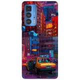 Husa compatibila cu Motorola G20 model City Blocks, Silicon, TPU, Viceversa, Transparent, Carcasa