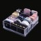 Suport Cosmetice, Model 8 Compartimente, Material Acrilic, Transparent, Dimensiuni 23x24x6.5cm