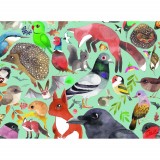 Cumpara ieftin Puzzle Vizitatorii Gradinei, 500 Piese, Ravensburger