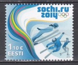 Estonia 2014 - Jocurile Olimpice de Iarnă - Soci, MNH
