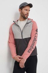 Columbia geacă de ploaie Columbia Panther Creek bărbați, culoarea negru, de tranziție 1840711