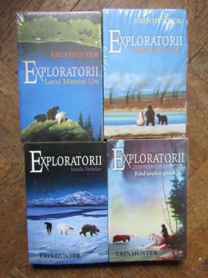 Erin Hunter - EXPLORATORII 4 VOLUME VOL 2,3,6,9 foto
