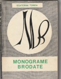 ECATERINA TOMIDA - MONOGRAME BRODATE