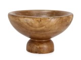 Bol decorativ lemn maro Jambo &Oslash;28x16h