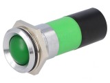 Lampa de Control Verde LED 230V IP67 &Oslash;22.2mm