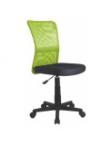 Scaun birou copii HM Dingo, Ergonomic, Cadru Polipropilena, Mesh, Inaltime ajustabila, 80 kg, 98x41x56 cm, Verde
