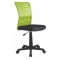 Scaun birou copii HM Dingo, Ergonomic, Cadru Polipropilena, Mesh, Inaltime ajustabila, 80 kg, 98x41x56 cm, Verde