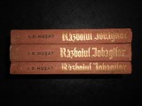 I. D. Musat - Razboiul iobagilor 3 volume (1956, editie cartonata)