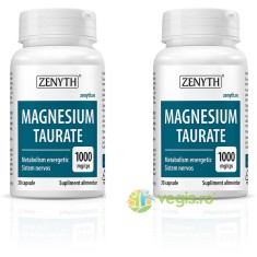 Pachet Magnesium Taurate 1000mg 30cps+30cps