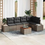 Cumpara ieftin Set de canapele pentru grădină 6 pcs Gri