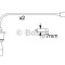 Set fise bujii KIA MAGENTIS (GD) (2001 - 2005) BOSCH 0 986 356 991