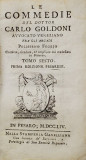 LE COMMEDIE DEL DOTTOR CARLO GOLDONI AVVOCATO VENEZIANO...PESARO, 1754