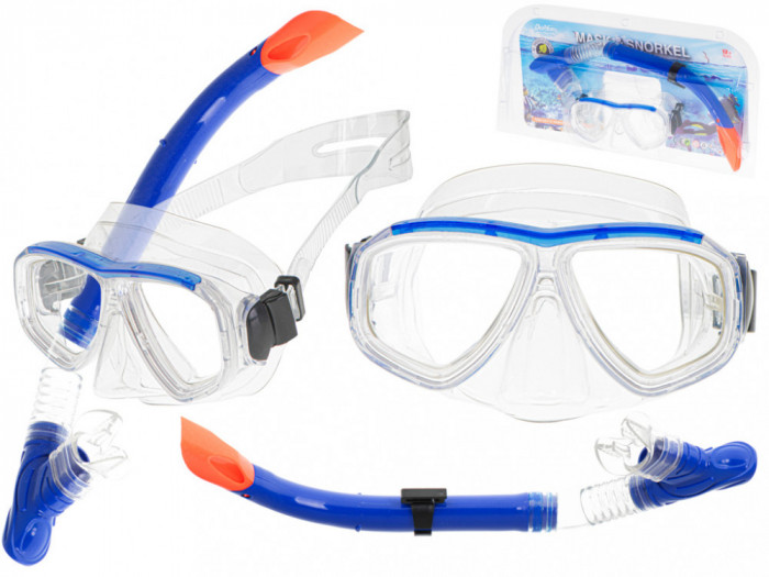 Set Masca + Snorkel pentru inot si scufundari, pentru adulti si adolescenti, dimensiune universala, reglabila