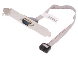 Cablu D-Sub 9 pini la IDC 2x5 pini 250mm Bej