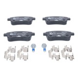 Set placute frana spate ATE, Renault Grand Scenic III, 02.09-, Scenic III, 12.2008-, spate; puntea spate; Echipament vehicul : vehicul cu frana parca