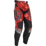 MBS Pantaloni motocross/enduro MOOSE RACING SAHARA, rosu/negru, 32, Cod Produs: 290110380PE