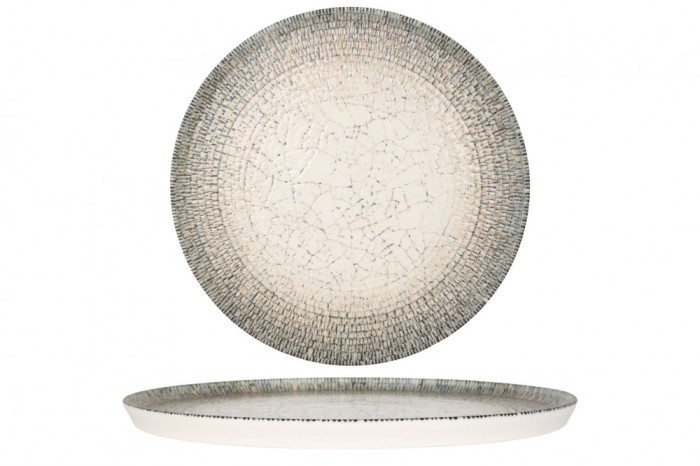 Rinart Farfurie pentru cină - Olmeca - Porţelan - 28 cm - set de 6