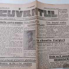 ZIAR CUVANTUL- BRAILA 3 AUGUST 1939 -DIRECTOR MARCEL STANESCU