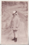 Bnk foto Portret de copil - Foto E Popp Ploesti, Romania 1900 - 1950, Sepia, Portrete