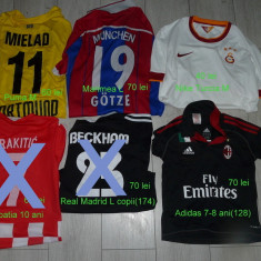 Tricou Barcelona,AC Milan,Arsenal,Bayern Munchen,B Dortmund,Galatasaray fotbal