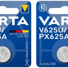 Set 2 baterii V625, V625U, PX625A, alkaline 1.5V - Varta