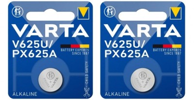 Set 2 baterii V625, V625U, PX625A, alkaline 1.5V - Varta foto