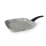 Tigaie grill Flonal Dura Induction, 28x28 cm, antiaderent Magma-Tech Plus, pentru toate plitele