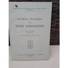 Revista italiana di studi Napoleonici nr.32 anno XII (1975)