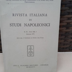 Revista italiana di studi Napoleonici nr.32 anno XII (1975)