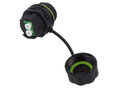 Conector fibră optică LC, 2 piste foto