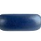 Toc / etui ochelari piele ecologica, 16 x 6 x 4 cm, Albastru