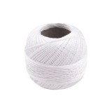 Ata pentru brodat Cotton Pearl NITARNA, 85 m, Alb, Crisalida