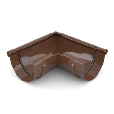 Colțar Exterior Jgheab 90&deg; Maro - Sistem 125mm