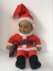 * Papusa expresiva realista baiat in costum de Mos Craciun, 40cm, Falca Spania