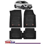 Covorase Auto TeamCar&reg; Kia Niro SG2 (2022-prezent) - Negru - Cauciuc Rezistent Tip Tavita