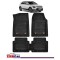 Covorase Auto TeamCar&reg; Kia Niro SG2 (2022-prezent) - Negru - Cauciuc Rezistent Tip Tavita
