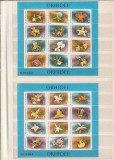 ROMANIA 1987 LP 1210 ORHIDEE BLOCURI MNH NESTAMPILATE