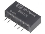 Convertor DC/DC 2W 24V la 12V/-12V SIP