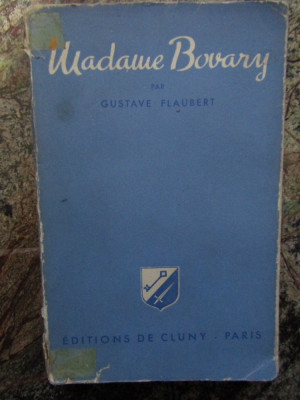 MADAME BOVARY-GUSTAVE FLAUBERT IN LIMBA FRANCEZA foto