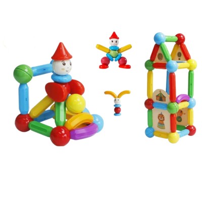 Set de constructie magnetic - STICK (78 piese) PlayLearn Toys foto