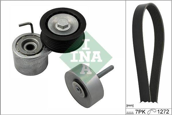 INA 529 0245 10 Set curea transmisie cu caneluri
