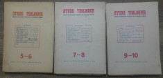 Studii teologice, revista institutelor teologice// 1949, nr 5-10 foto