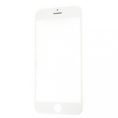 Geam Sticla iPhone 8, Complet, Alb foto