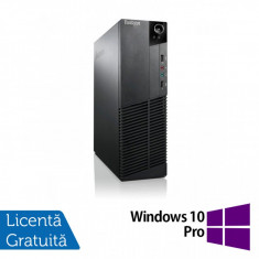 Calculator Lenovo ThinkCentre M83 SFF, Intel Core i7-4770 3.40GHz, 8GB DDR3, 240GB SSD, DVD-ROM + Windows 10 Pro foto