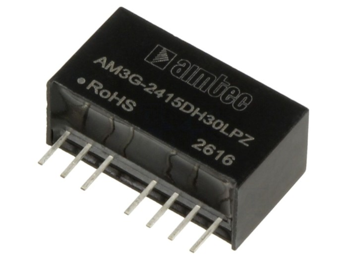 Convertor DC/DC 3W 15V -15V AIMTEC AM3G-2415DH30LPZ