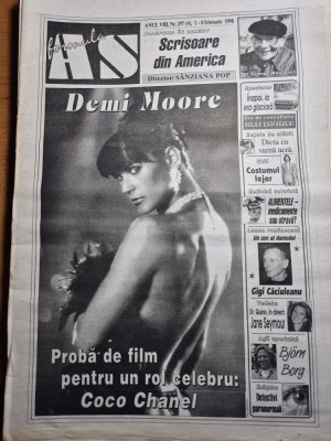 ziarul formula as 1 - 8 februarie 1998 - demi moore ,gigi caciuleanu foto