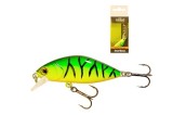 Vobler Wizard Ghost Minnow Slow Sinking Chartreuse Tiger, 5cm, 4g
