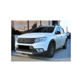 Capace oglinda tip Batman pentru Dacia Sandero 2009-2020, Negru Lucios (Set 2)