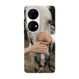 Husa compatibila cu Huawei P50 Pro model Weeding Photo, Silicon, TPU, Viceversa, Transparent, Carcasa